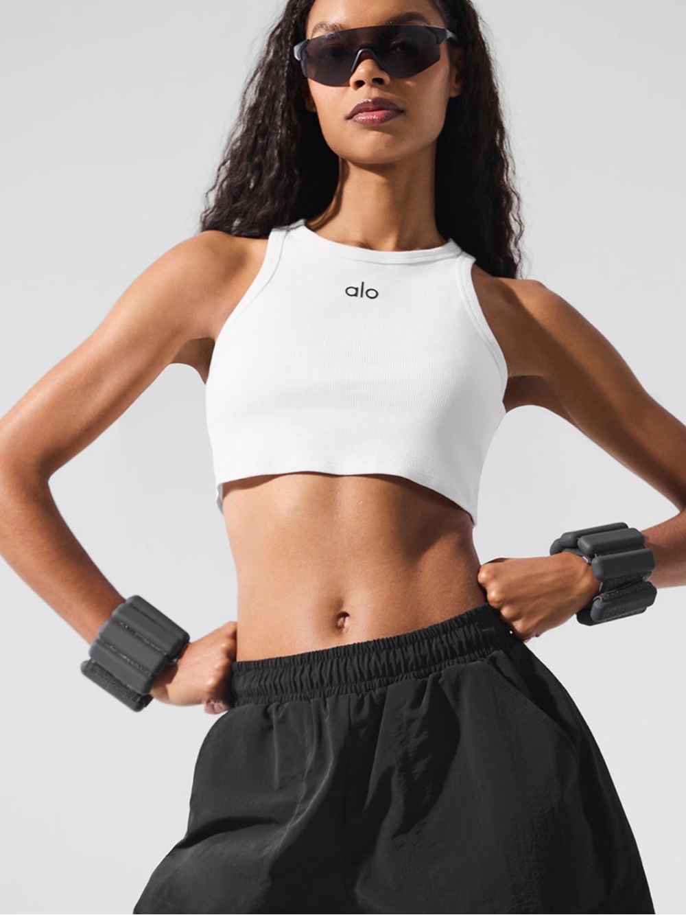 ALO Aspire White Tank Top